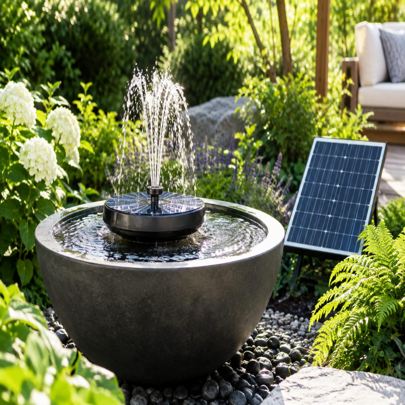 Solar Water Fountain