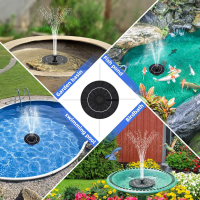 Solar Water Fountain 6V/1.2 W with 6 Nozzles