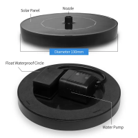 Solar Water Fountain 6V/1.2 W with 6 Nozzles