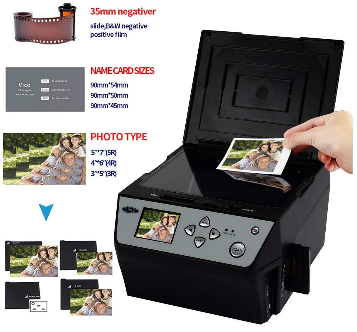CBS1600 - 48 MP Negatives/Slide/Photos High Resolution Scanner