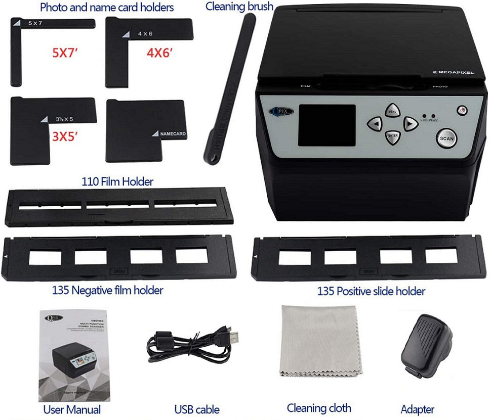 CBS1600 - 48 MP Negatives/Slide/Photos High Resolution Scanner