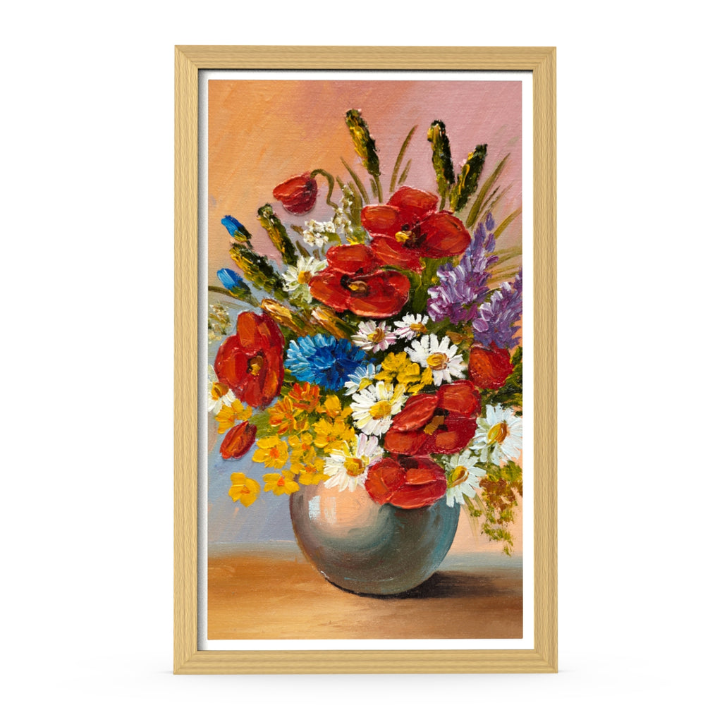 PF2105WV - Vphoto 21.5" Wi-Fi Digital Photo Frame Multifunction with Wooden Frame and Remote