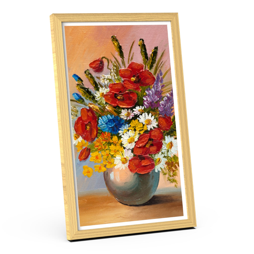 PF2105WV - Vphoto 21.5" Wi-Fi Digital Photo Frame Multifunction with Wooden Frame and Remote