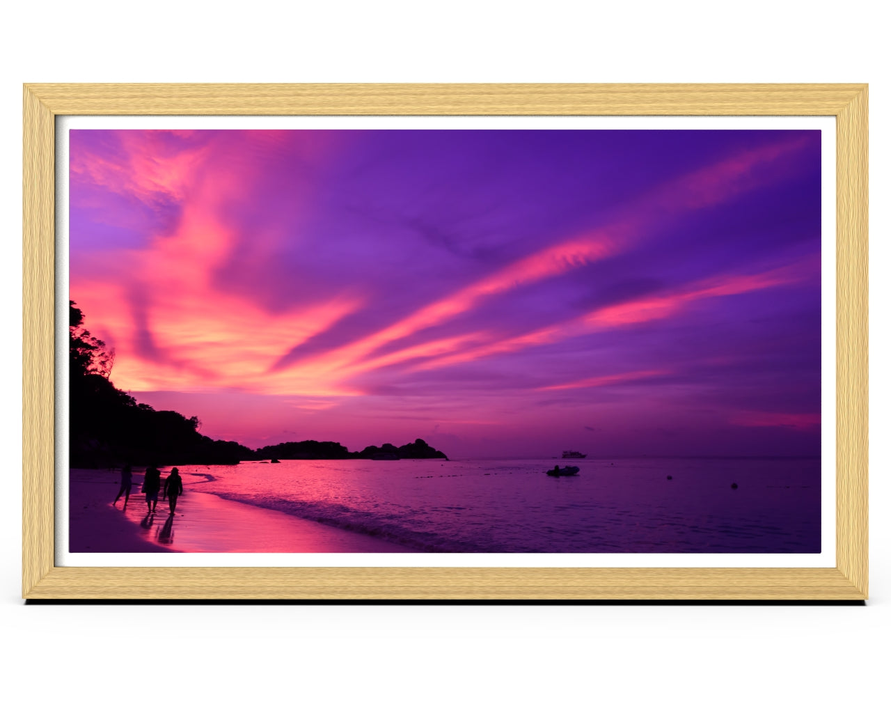 PF2105WV - Vphoto 21.5" Wi-Fi Digital Photo Frame Multifunction with Wooden Frame and Remote