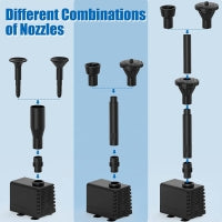 Solar Water Fountain 12V/20W with 5 Nozzles