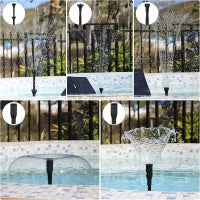 Solar Water Fountain 12V/20W with 5 Nozzles