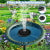 Solar Water Fountain 7V/1.4W with 6 Nozzles
