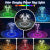Solar Water Fountain 5V/2.5W with 1800mah Battery, 32 LEDs Light and 8 Nozzles