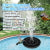 Solar Water Fountain 7V/3.5W with 2000 mAh Battery, 8 LEDs Light and 8 Nozzles