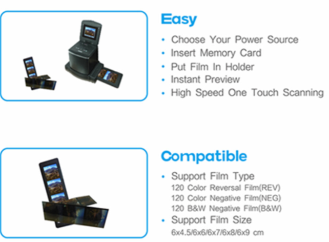 UF17 - 120 Format Film & Slide Scanner